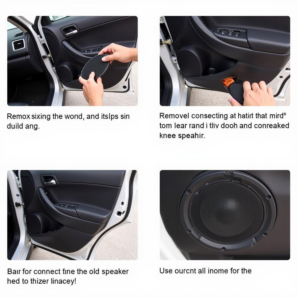 Replacing a car speaker