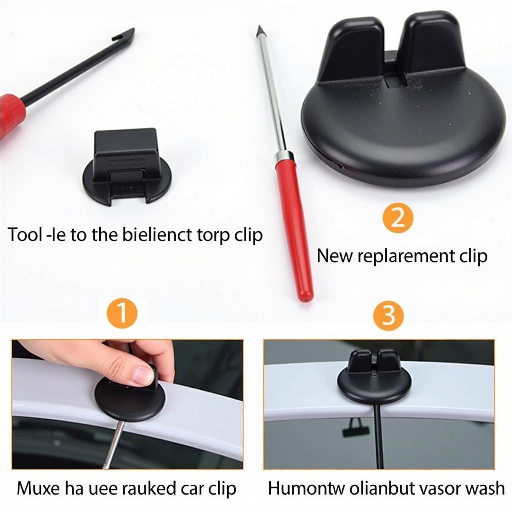 Replacing a Broken Car Visor Clip