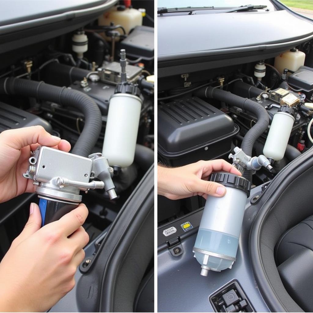 Replacing Car Windshield Washer Pump