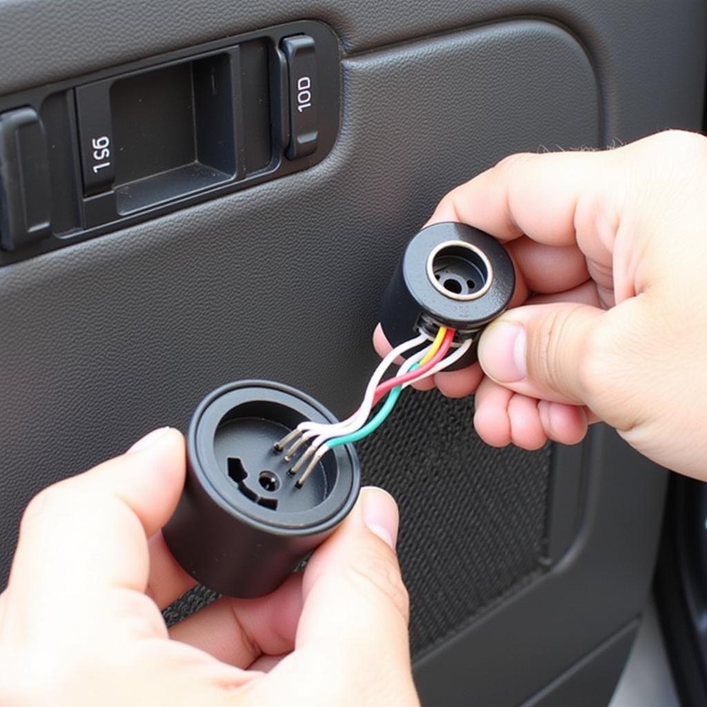 Replacing Damaged Car Accessory Power Outlet