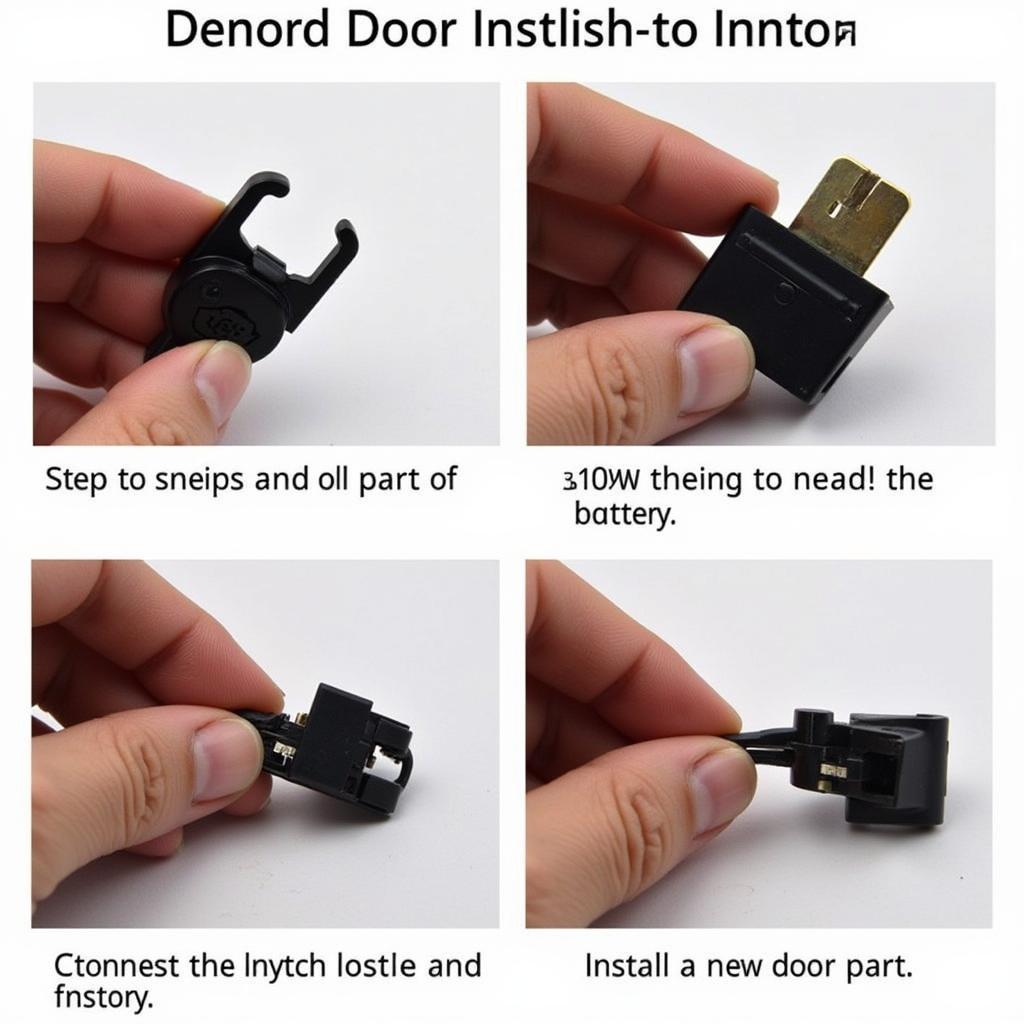 Replacing Damaged Car Door Latch Components