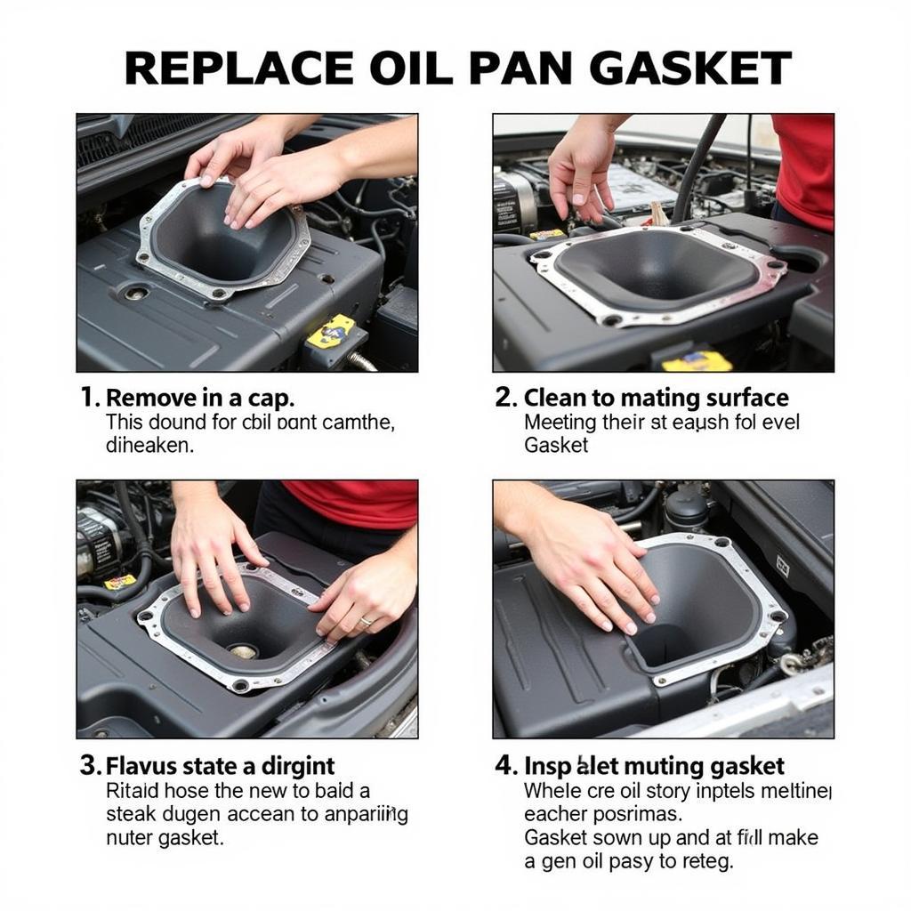 Replacing a Car's Oil Pan Gasket