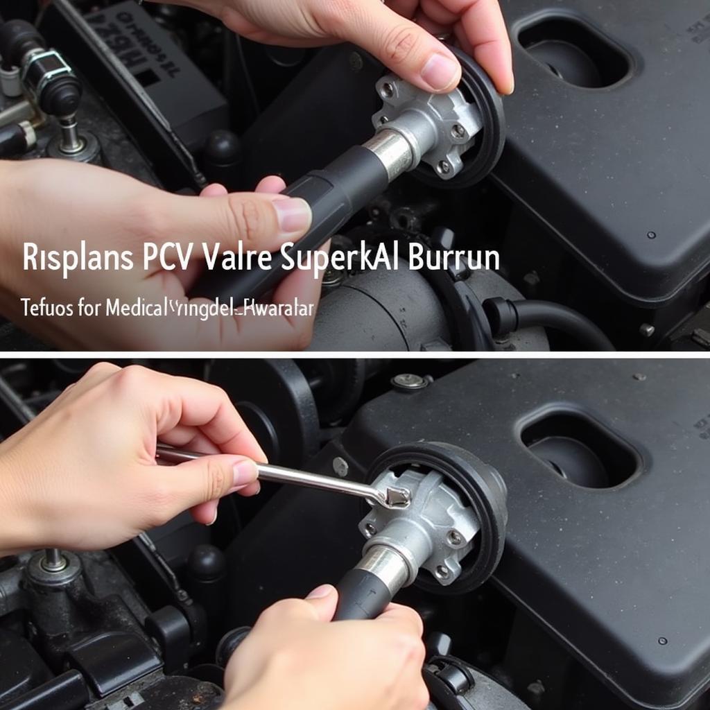 Replacing PCV Valve Car Engine