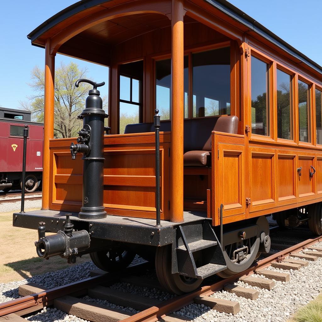 Restored Santa Fe Railroad Maintenance of Way Pump Car