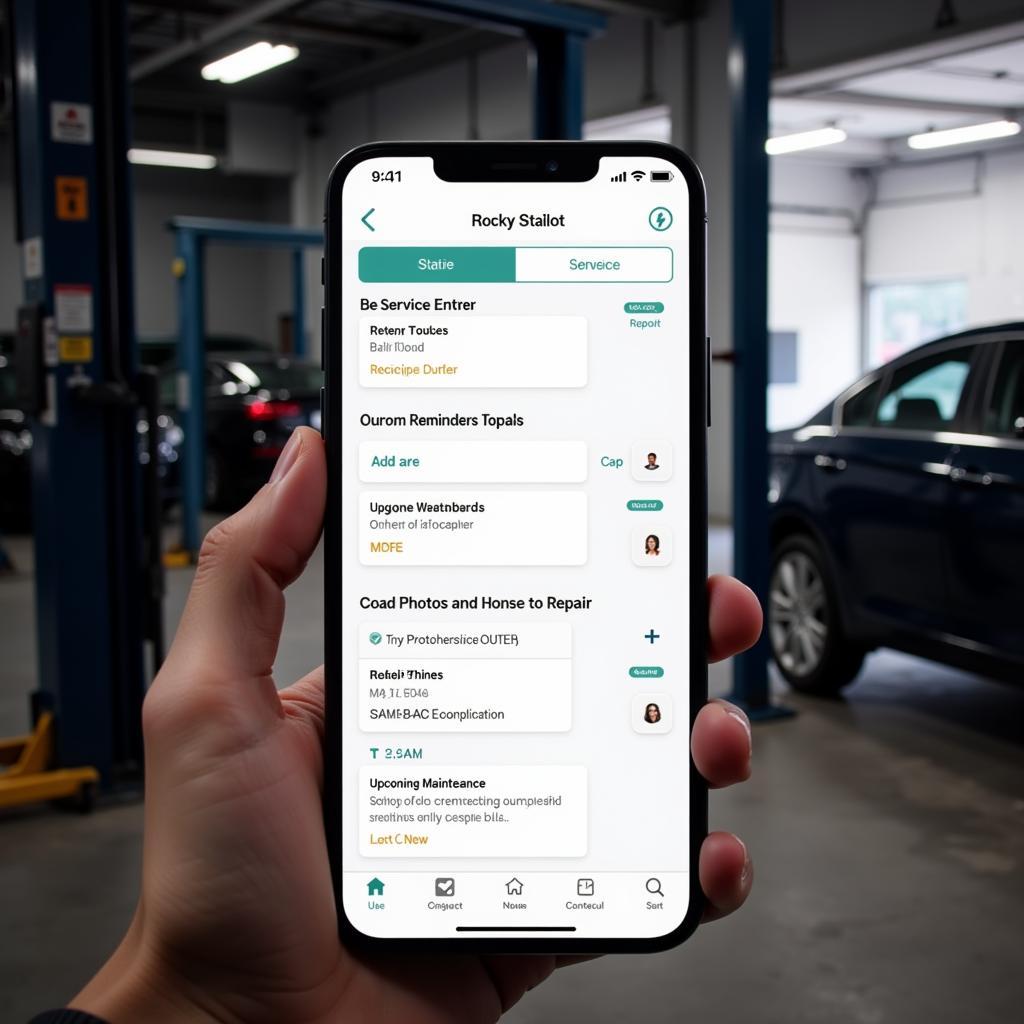 Car Maintenance App for Rocky Trading