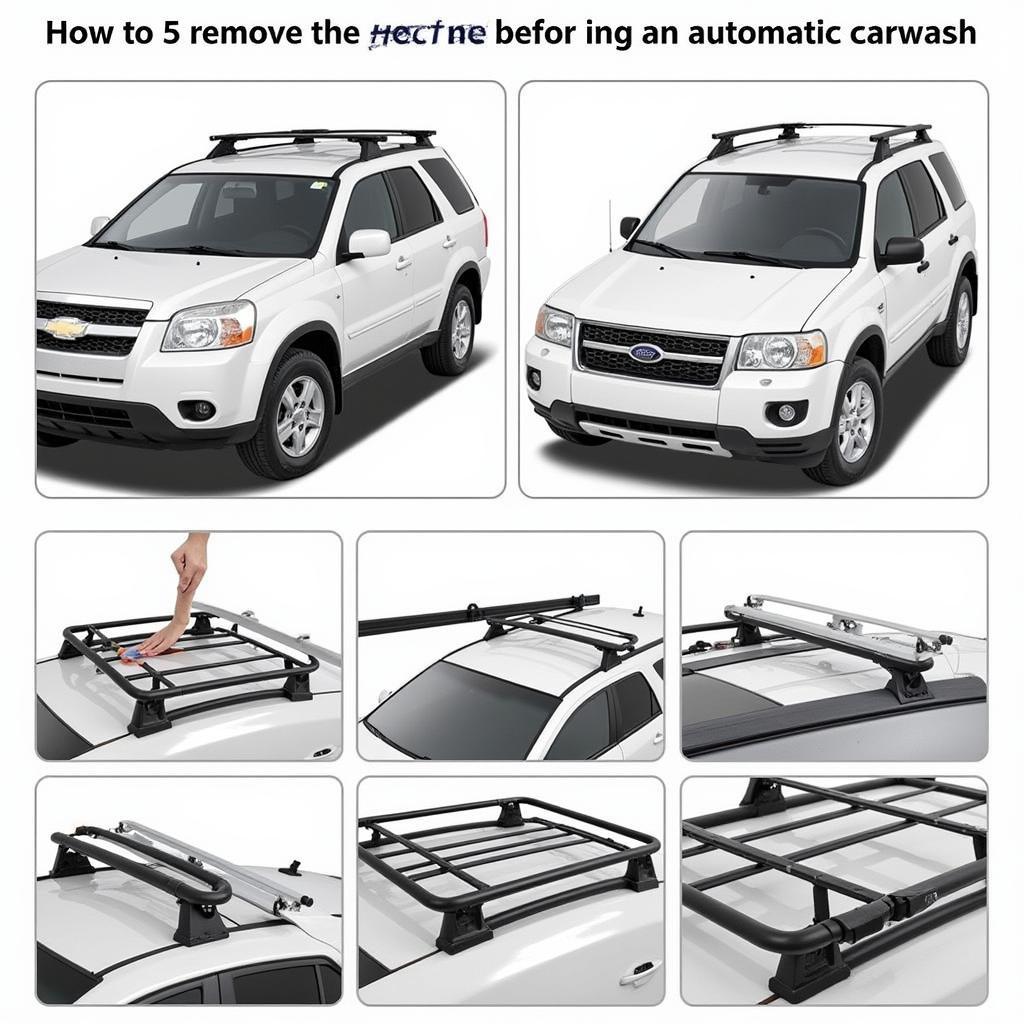 Roof Rack Removal Before Entering Carwash