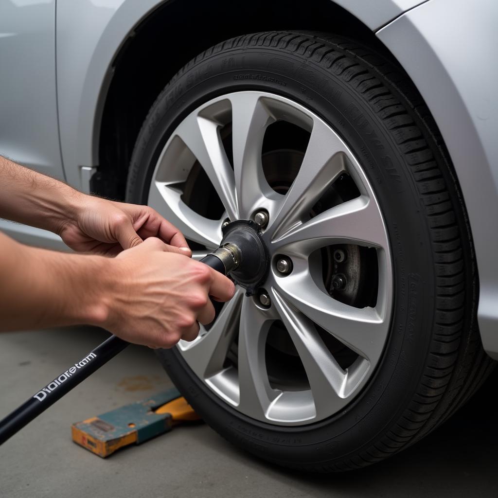 Rotating Car Tires for Even Wear