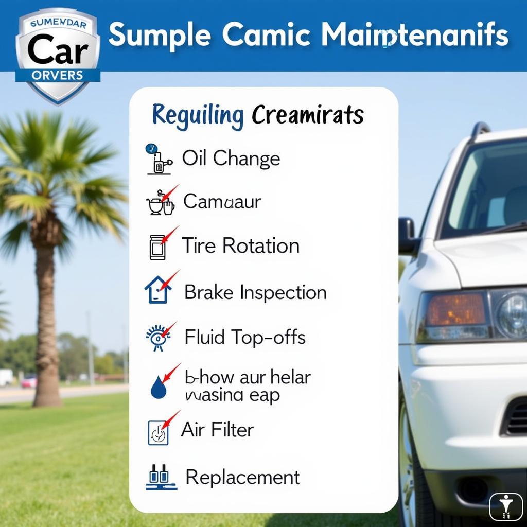 Routine Car Maintenance Checklist