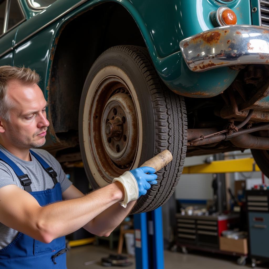 Rust Prevention in Old Car Maintenance