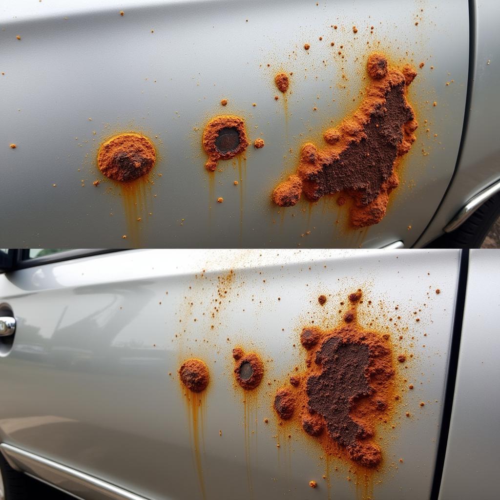 Rust Spot Identification on Car Body