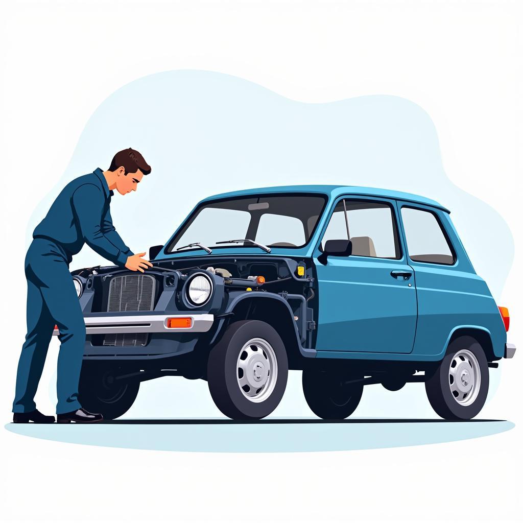 Thorough Inspection of a Salvage Title Car