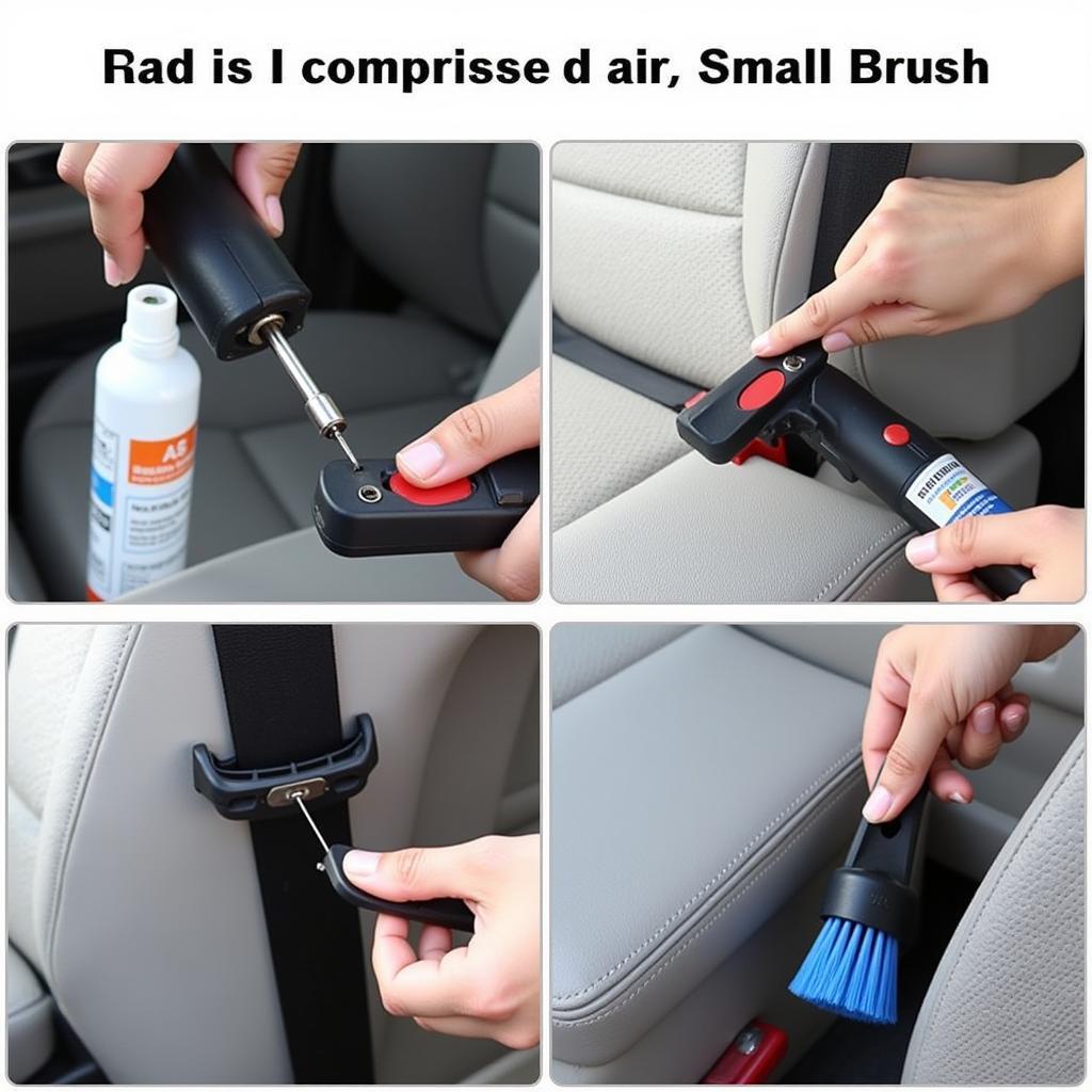 Cleaning a Car Seat Belt Retractor