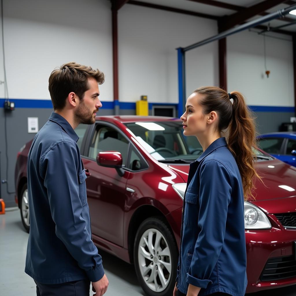 Getting a second opinion from another car mechanic.