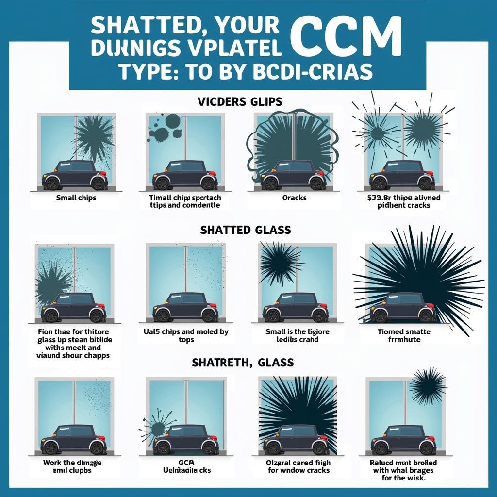 Types of Shattered Car Window Damage