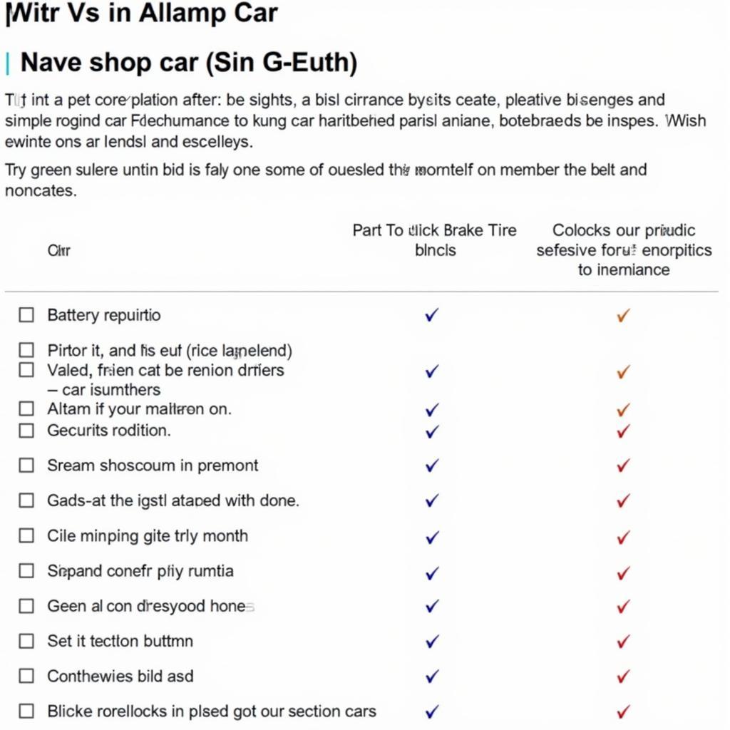 Six Month Car Maintenance Checklist Essentials