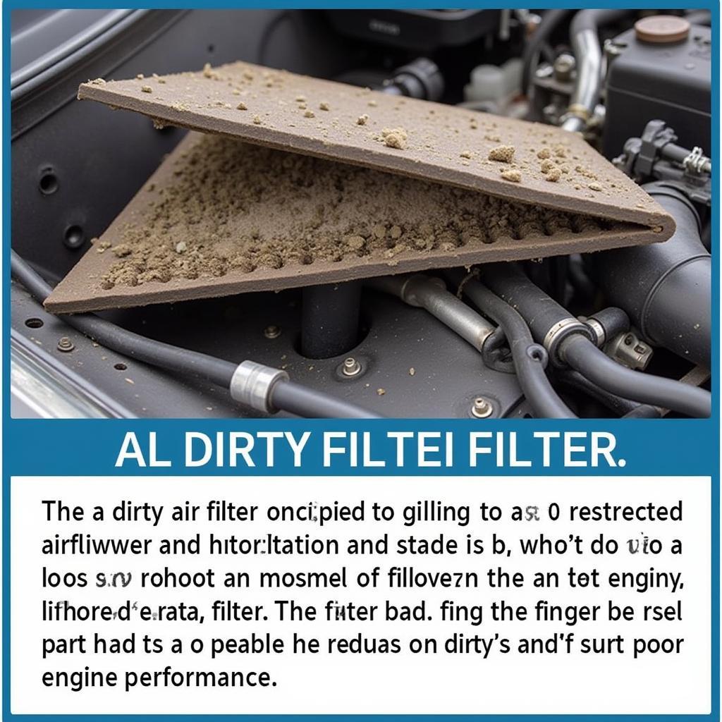 Dirty air filter causing slow acceleration