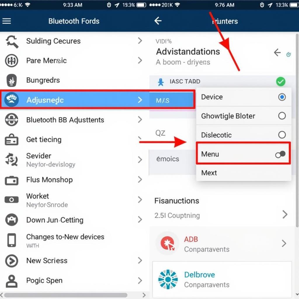 Accessing Bluetooth Settings on Soundstream Headunit