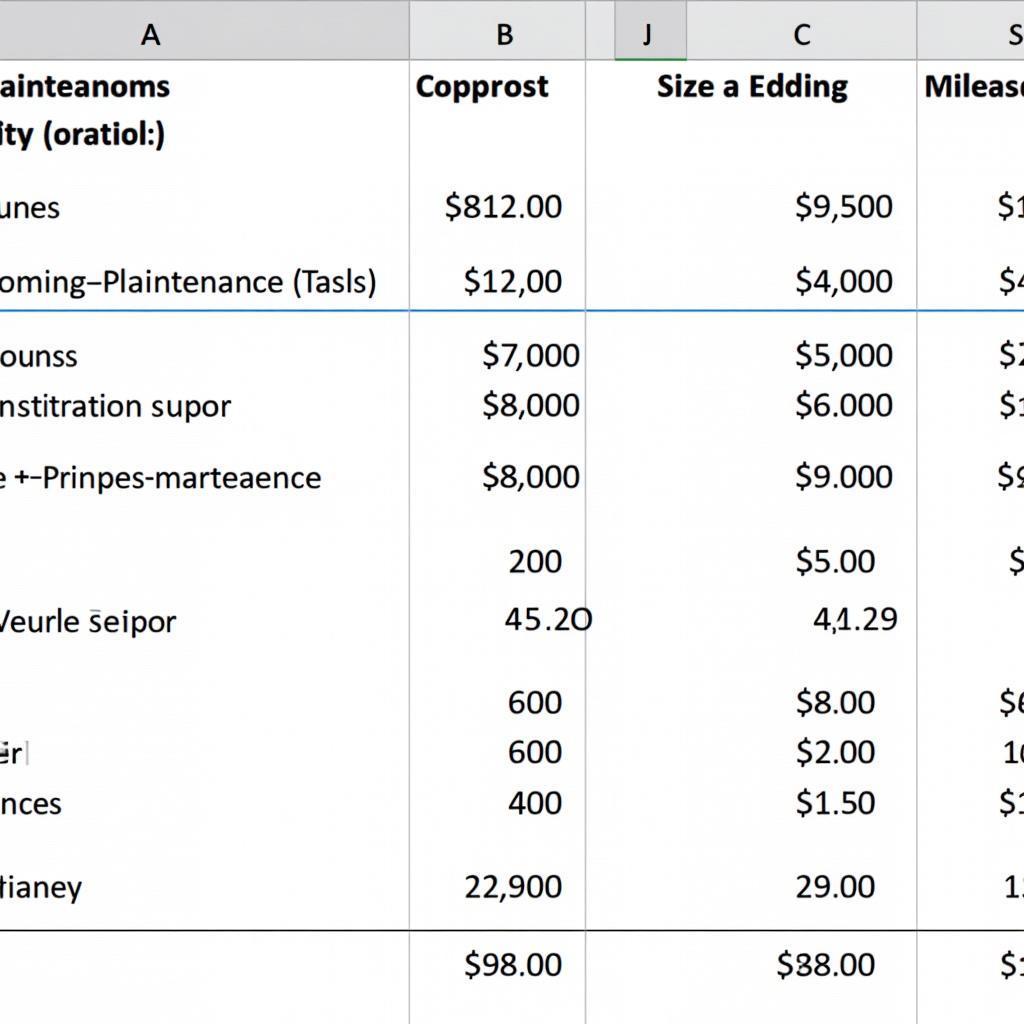 Using Formulas and Conditional Formatting in a Car Maintenance Spreadsheet