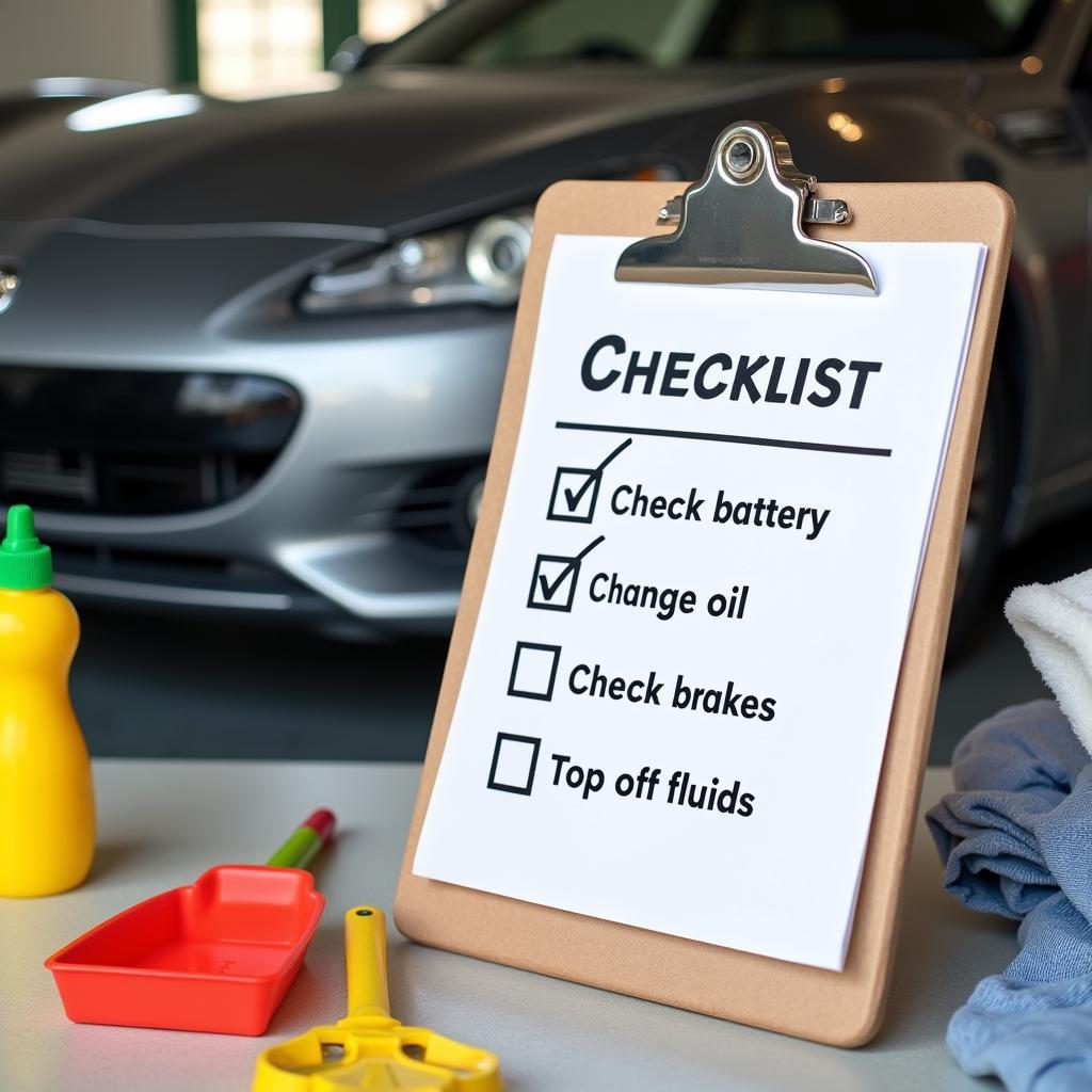 Spring Car Maintenance Checklist