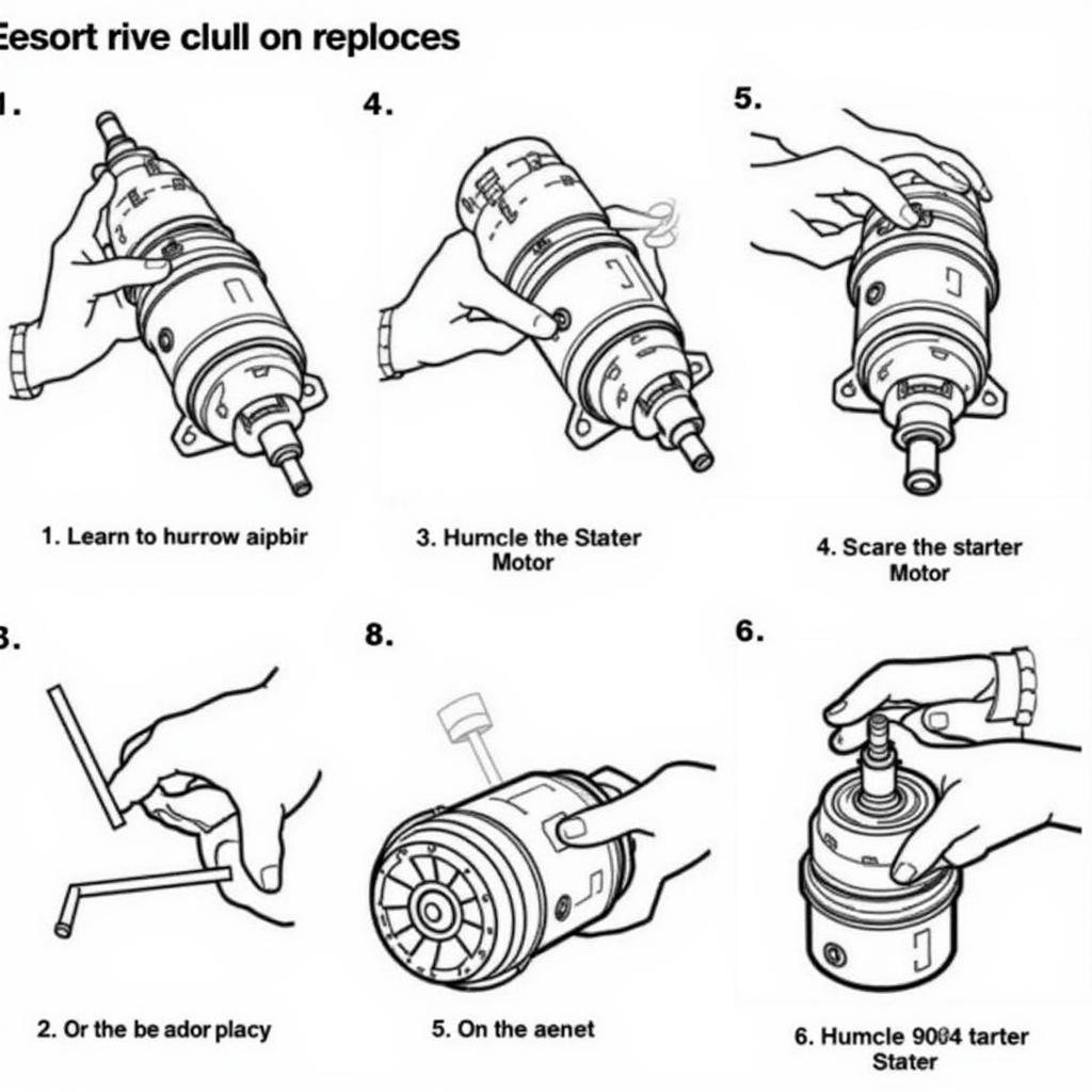 Replacing a Starter Motor