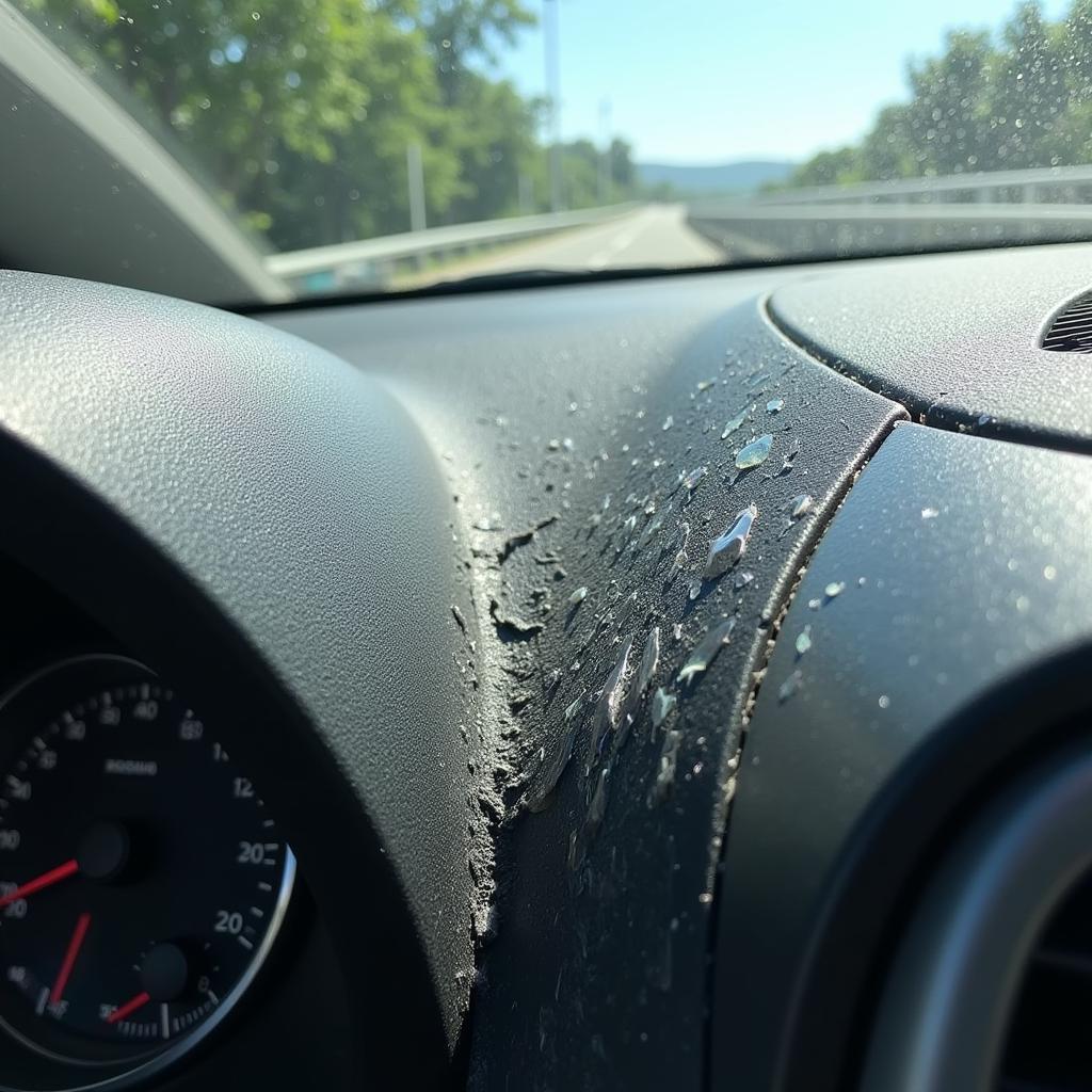 Sticky Car Dashboard Due to Sun Exposure