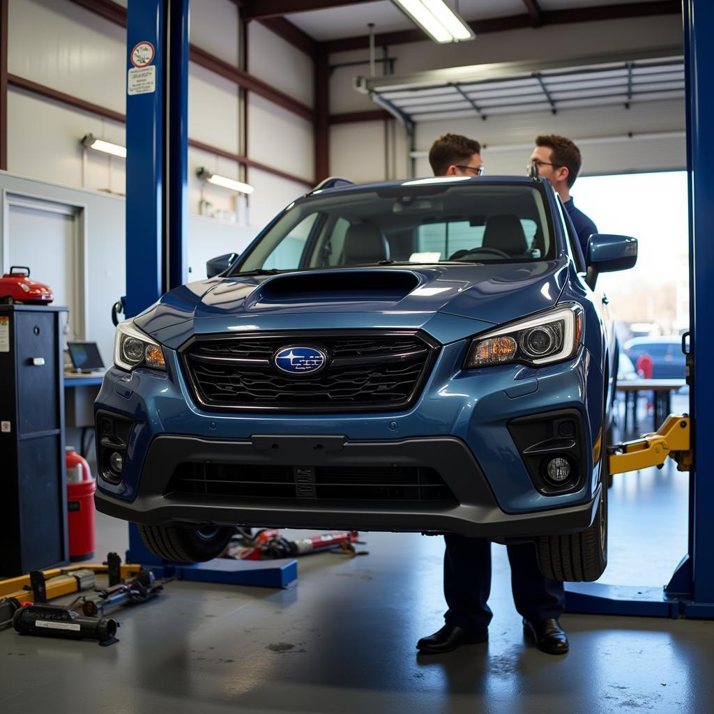 Subaru Undergoing Scheduled Maintenance