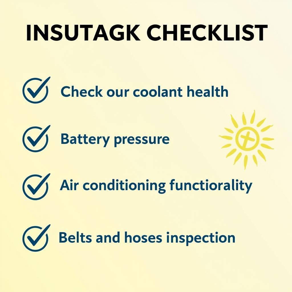 Summer Car Maintenance Checklist