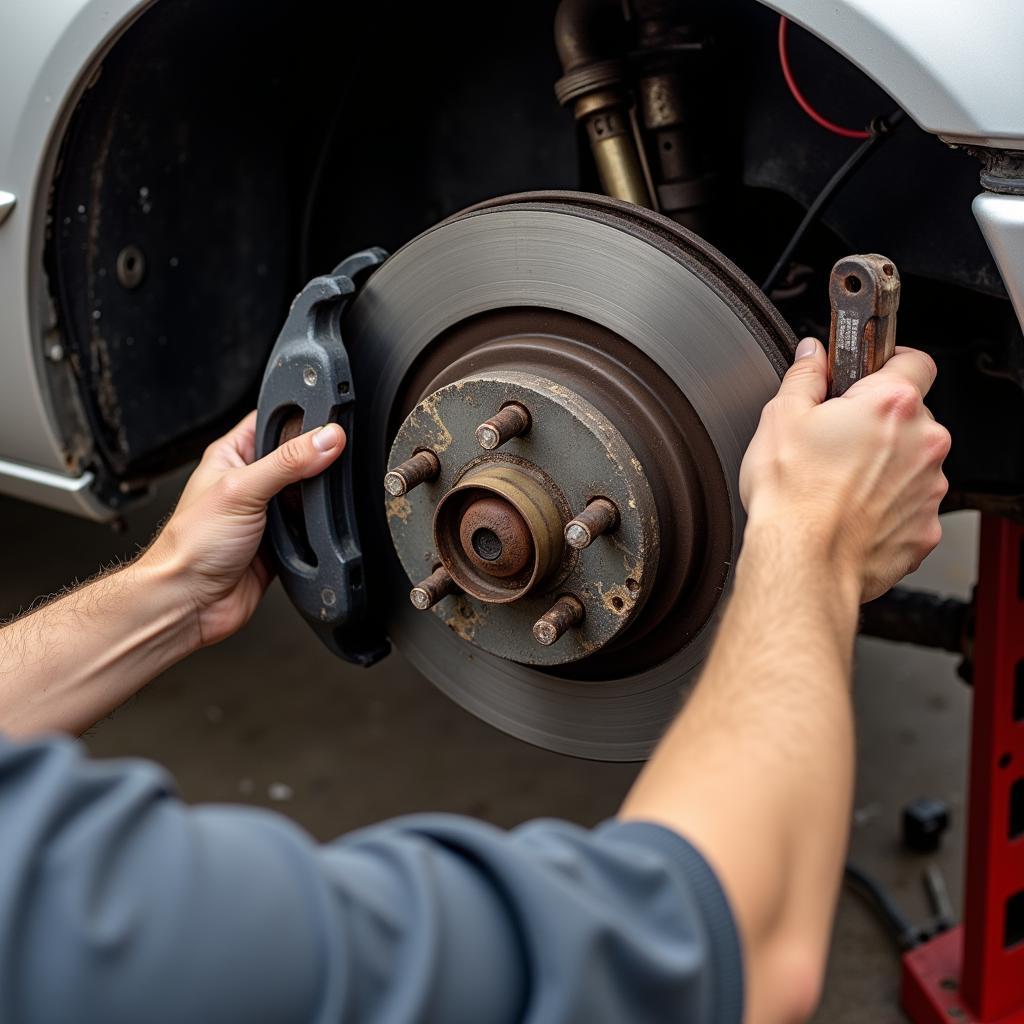 Brake Replacement on a 10-Year-Old Car