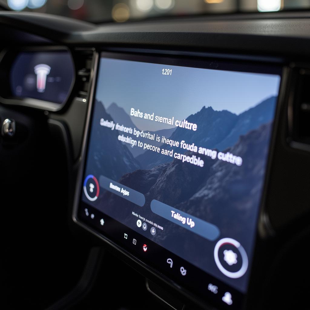 Tesla Model S Touchscreen Malfunction