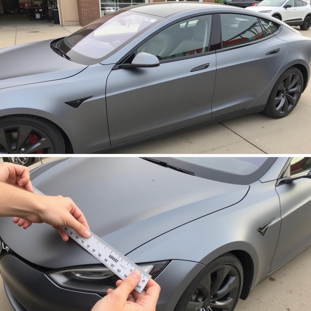 Inconsistent Panel Gaps on a Tesla Model S