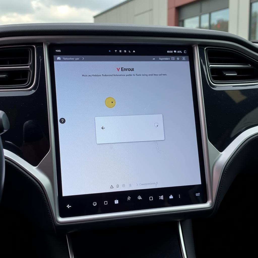 Tesla Touchscreen Malfunctioning