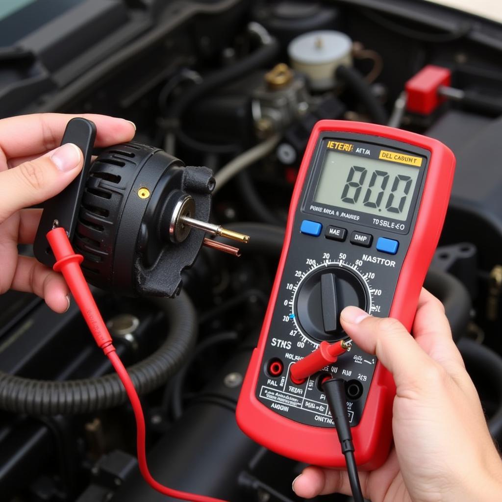 Testing a Blower Motor Resistor with Multimeter