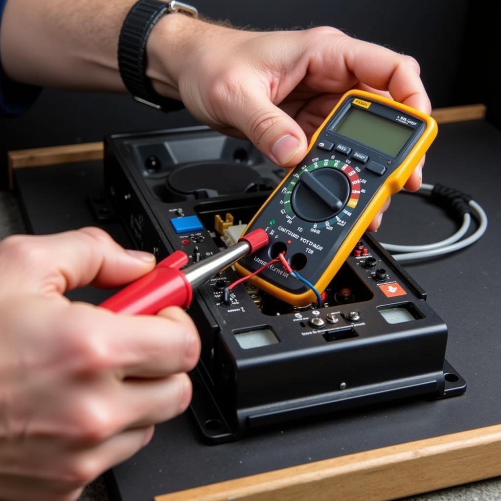 Using a Multimeter to Test Car Amplifier Output Voltage