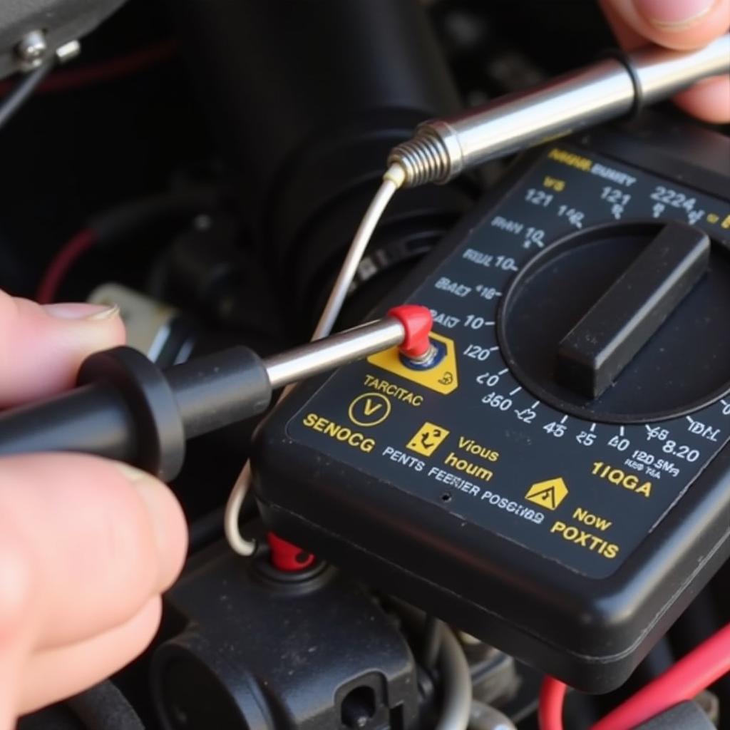 Testing Car CPS with Multimeter