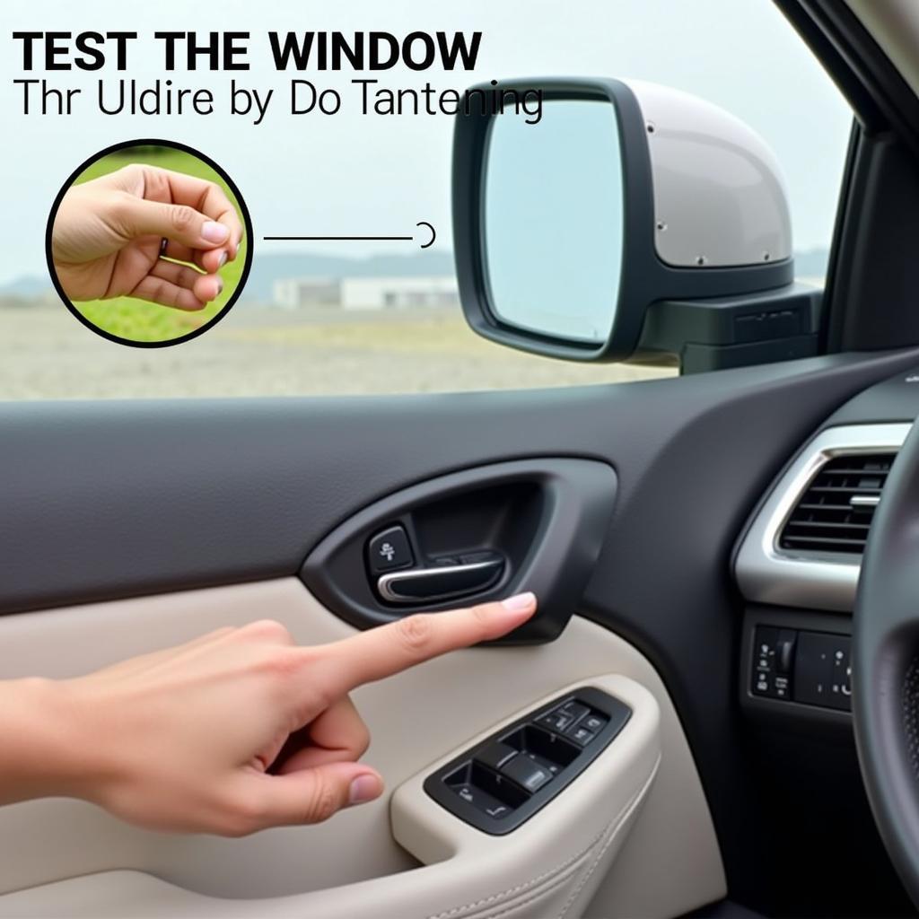 Testing Car Window Functionality