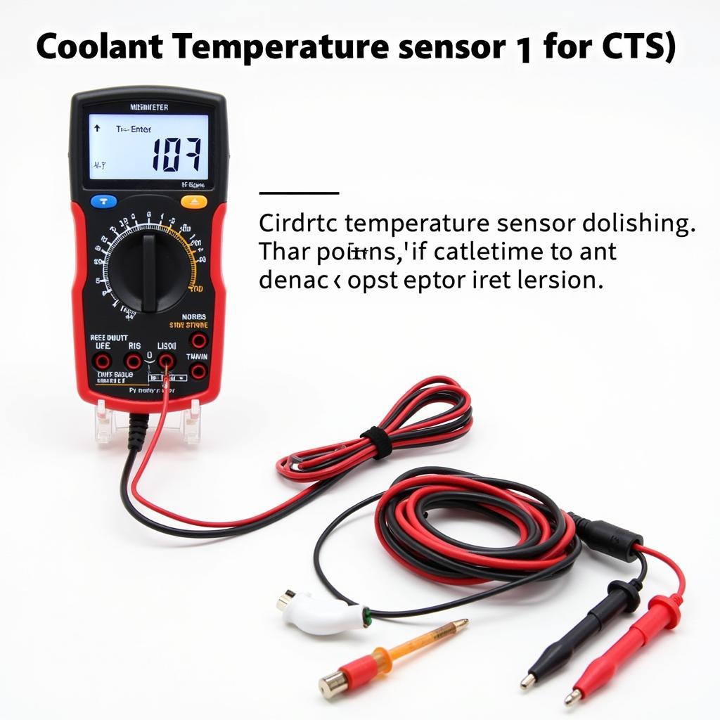 Testing Coolant Temperature Sensor with Multimeter