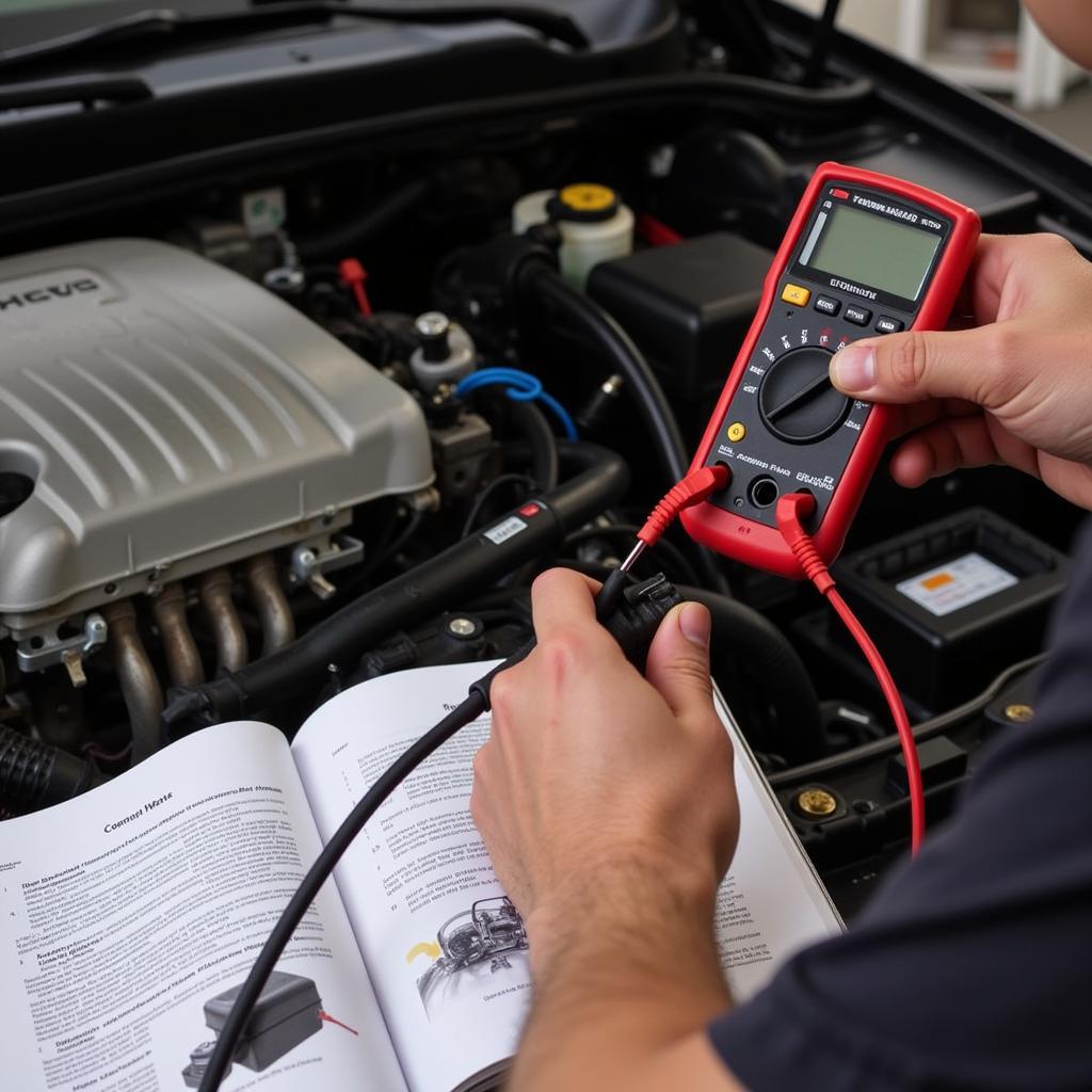 Testing Crankshaft Position Sensor with Multimeter