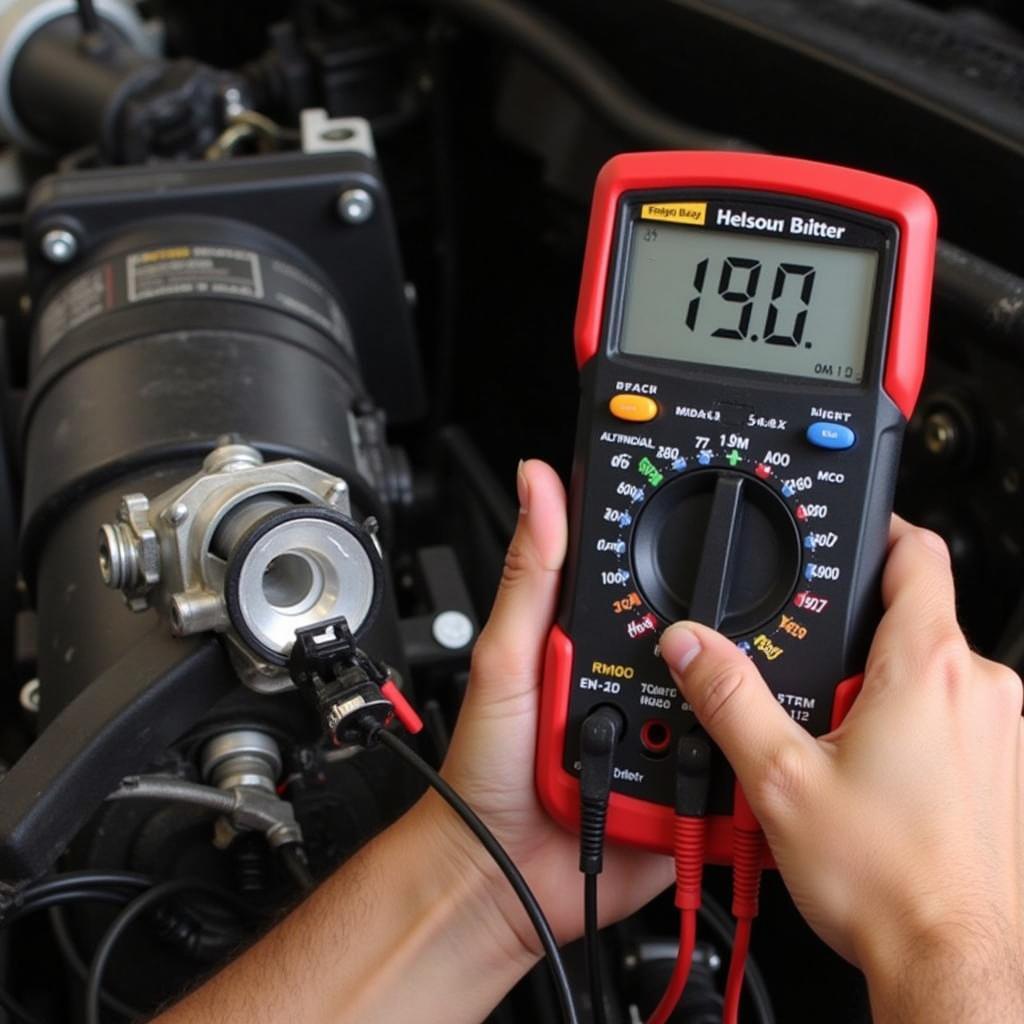 Testing a Transmission Solenoid with a Multimeter