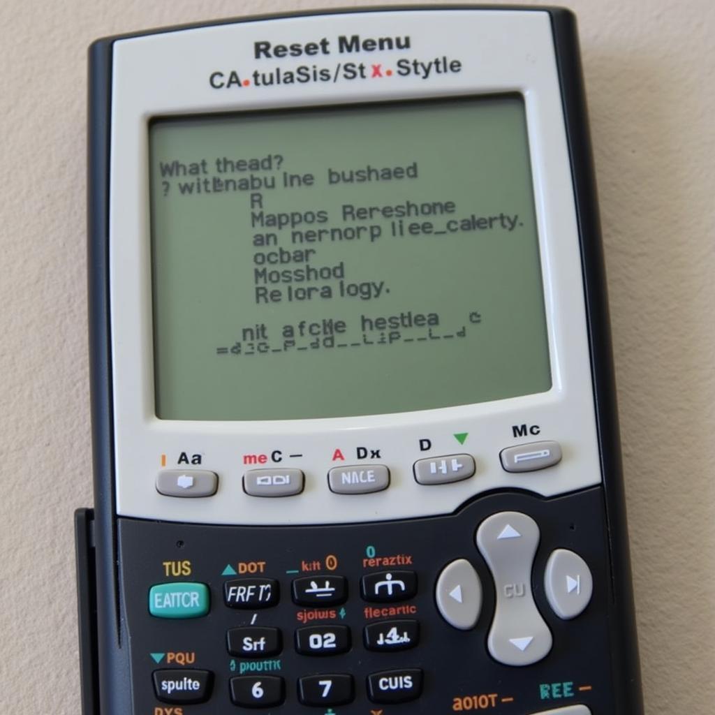 TI-83 Resetting Process