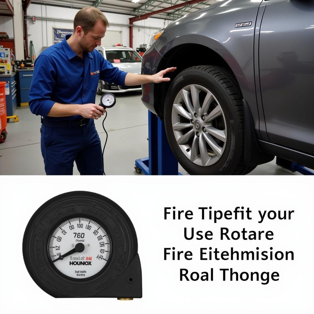 Tire Rotation and Pressure Check