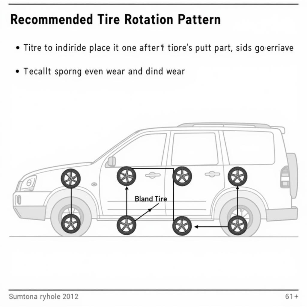 Tire Rotation Diagram