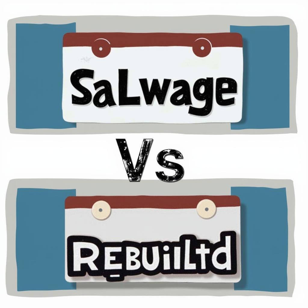 Salvage and Rebuilt Titles