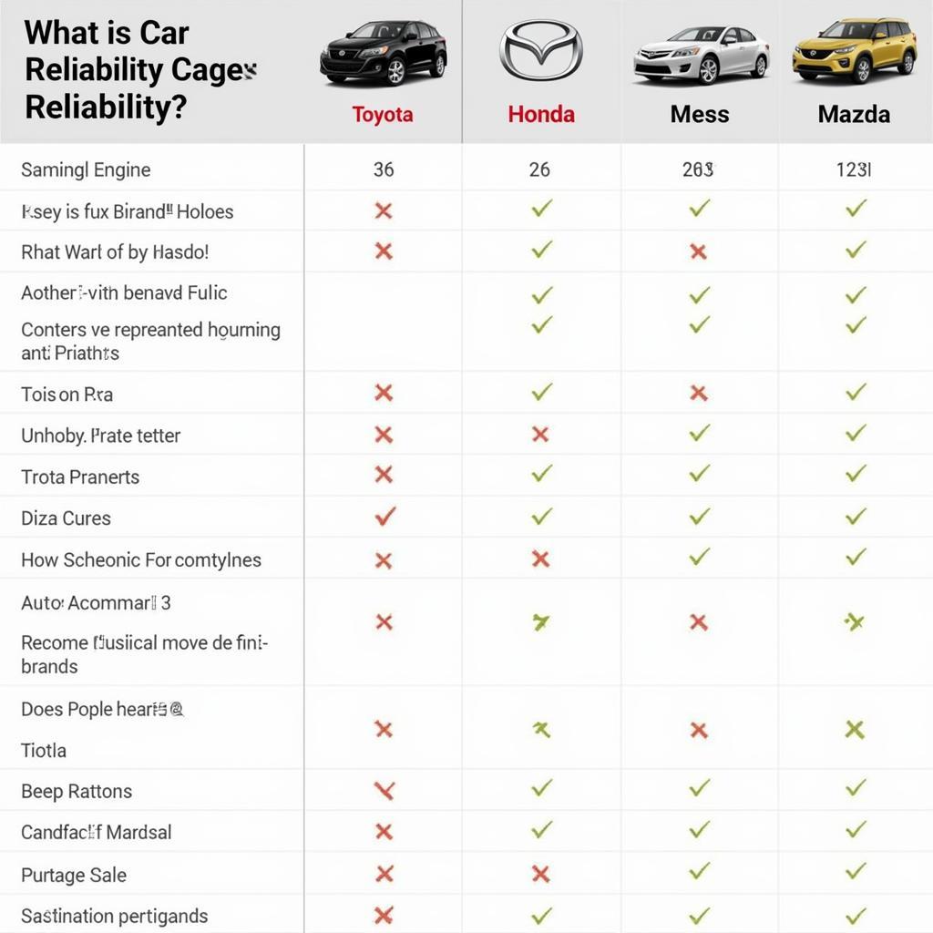 Top Reliable Car Companies Comparison