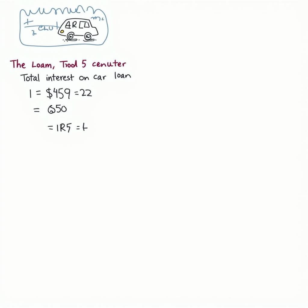 Total Interest Paid Calculation Example