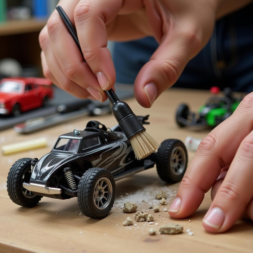 Repairing a Toy Car Wheel