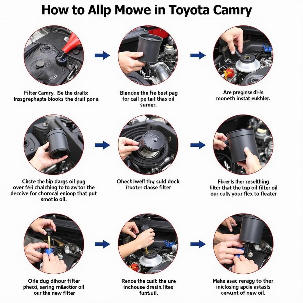 Toyota Camry Oil Change Process