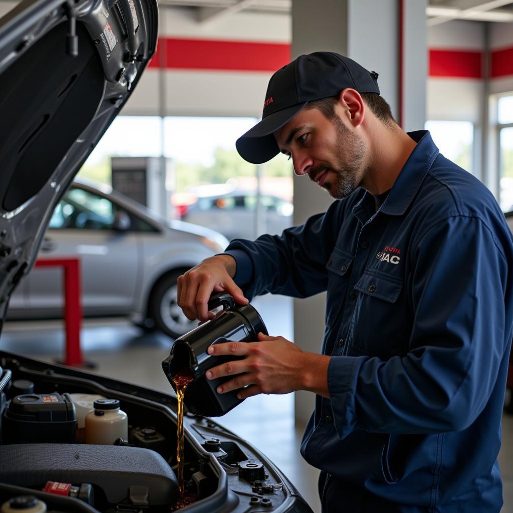 Toyota Free Maintenance Oil Change