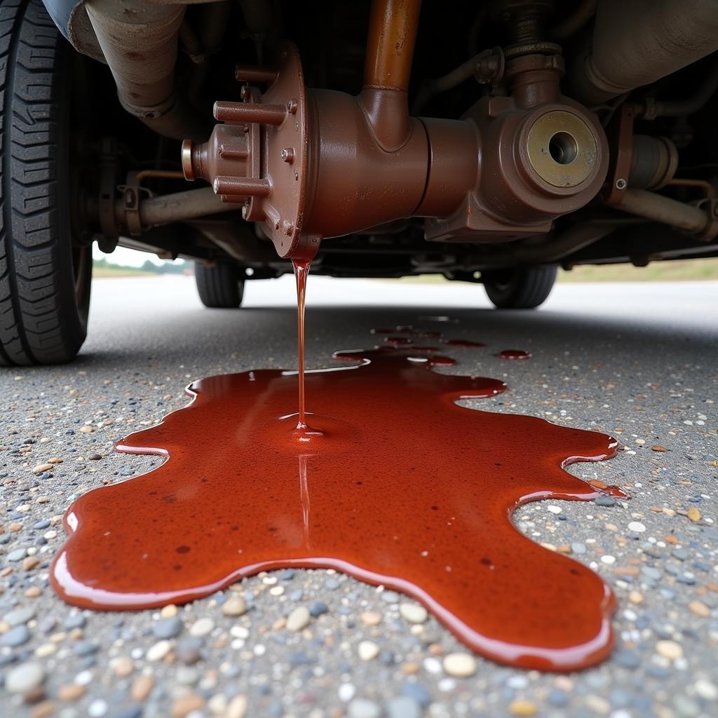 Transmission Fluid Leak Car