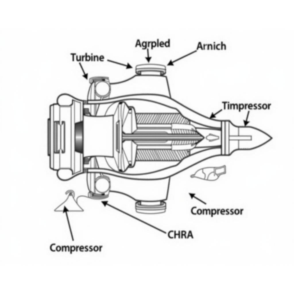 Turbocharger Components Diagram