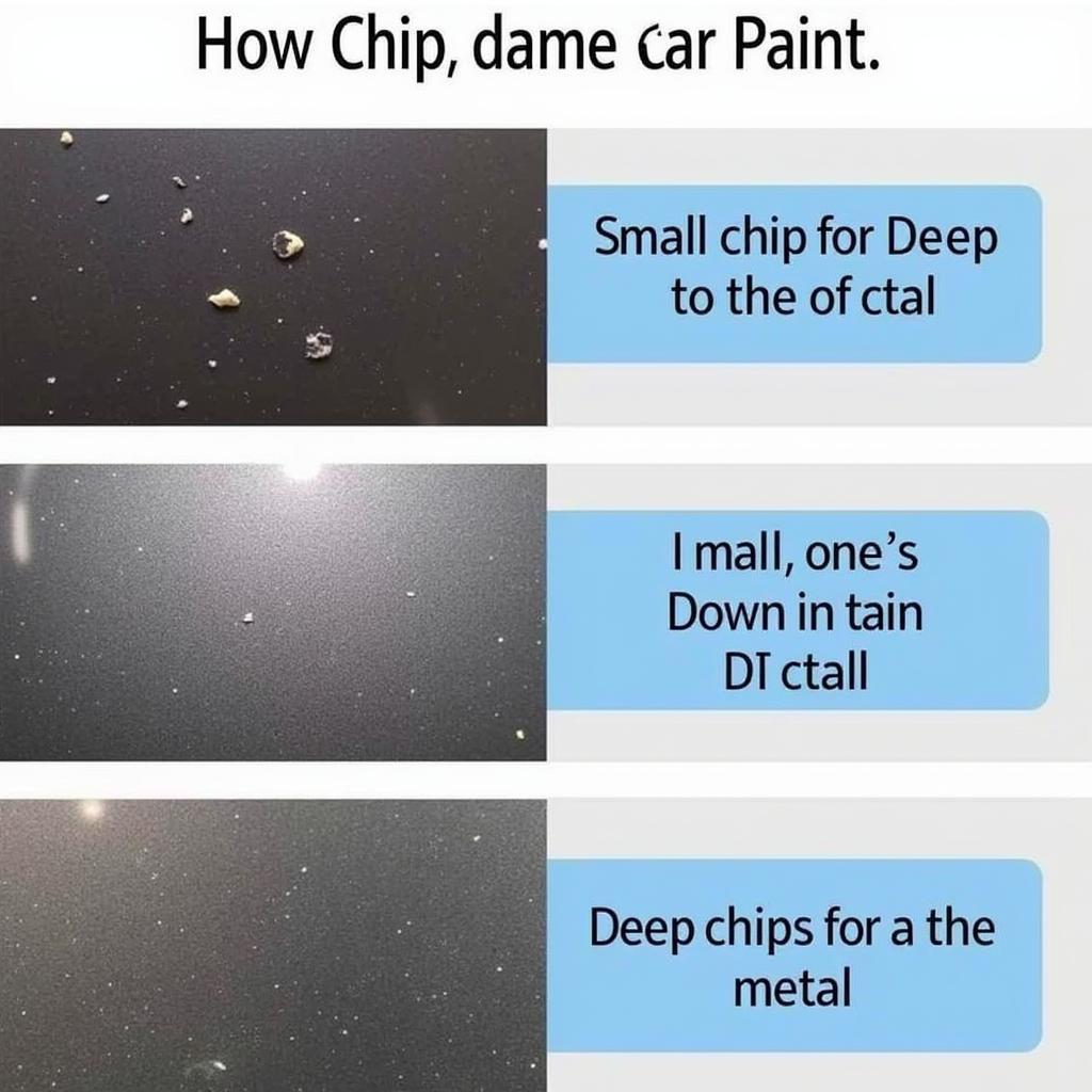 Types of Car Paint Chips and Damage